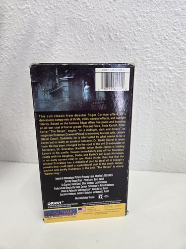 The Raven (VHS, 1999) Vincent Price, Boris Karloff, Peter Lorre Tested WORKS - Picture 5 of 6