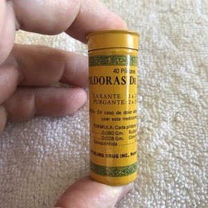 PILDORAS DE JAYNE VINTAGE MEDICINE TIN, STERLING DRUG CO., NEW YORK
