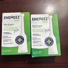 Lot Of 2 Enemeez Kids Constipation Relief Mini Enemas, 2 ct Exp 12/2026