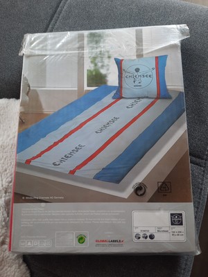 CHIEMSEE Bed&Bath Bettwäsche Bettgarnitur 135x200 80x80 Blau hellblau NEU & OVP