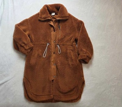 M Varley (from Anthropologie) sherpa Jones coat Caramel Cafe #5