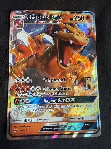Charizard GX 20/147 Sm-Burning Shadows Holo LP