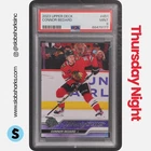 2023 UPPER DECK #451 CONNOR BEDARD YOUNG GUNS RC ROOKIE PSA 9