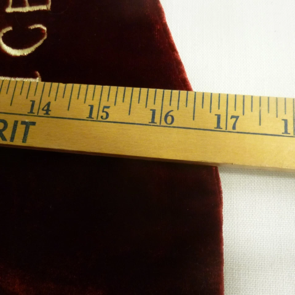 Christmas Stocking - 17" long X 9" wide - 2 sided Naughty/Nice - Image 3 of 3