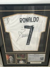 Maglia Cristiano Ronaldo Autografata Portogallo Con COA