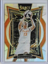 2025 Panini Select WNBA #26 Rayah Marshall Silver Prizms