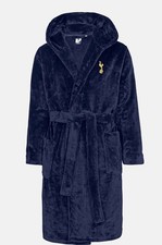 Tottenham Hotspur FC Official Gift Mens Hooded Fleece Dressing Gown Robe