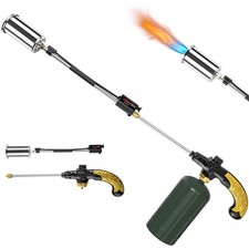 Gudekeen Propane Torch Weed Burner Adjustable Flame Thrower With Detachable ...