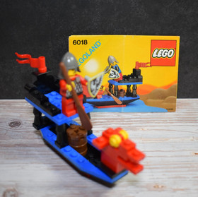 Vintage Lego Castle #6018 BATTLE DRAGON INCOMPLETE with Instructions 1990