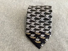 The Art of MC Escher Hand Made Silk Tie