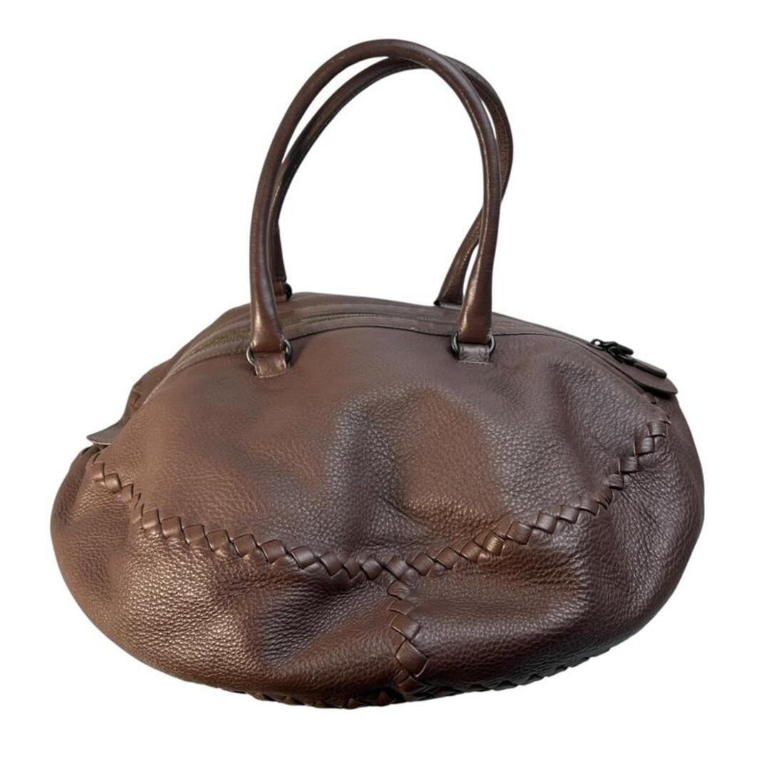 Last Disposed SALEBOTTEGA VENETA Bottega Intrecciato Handbag Brown Used JOLI-0