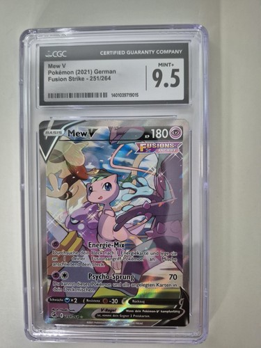 Mew V / 251/264 / Fusionsangriff / CGC 9.5 Mint+ / Deutsch /