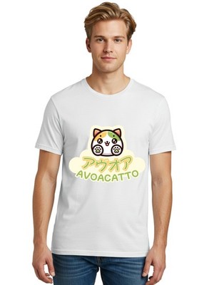 Avoacatto Mens Graphic Tee,100% Cotton,Casual Summer Wear