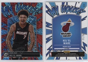 2024 Panini Donruss Optic My House Red Shimmer Prizm /75 Kel'el Ware Rookie RC