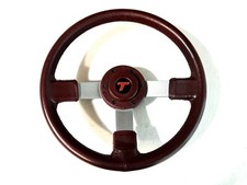 1984-87 Buick Regal Turbo-t Type Burgundy Leather Sport Steering Wheel Oem