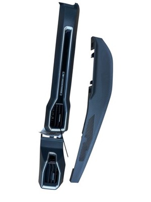 2024-2025 FORD MUSTANG S650 OEM DASHBOARD TRIM PANEL MODLING SET (3) W/AIR VENTS