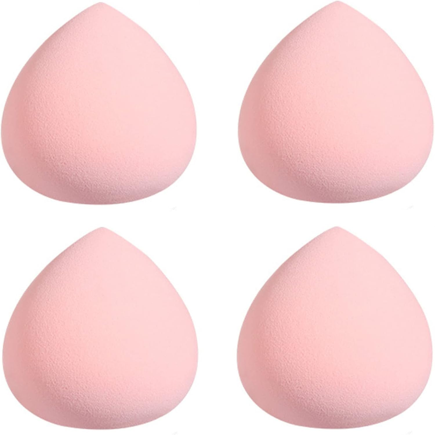 4Pcs Makeup Sponge Marshmallow Pink Foundation Beauty Blenders Latex Free Cosmet