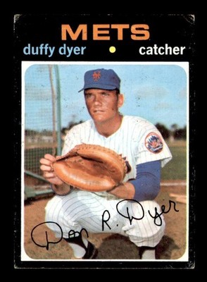 1971 Topps Baseball #136 Duffy Dyer VG *e1
