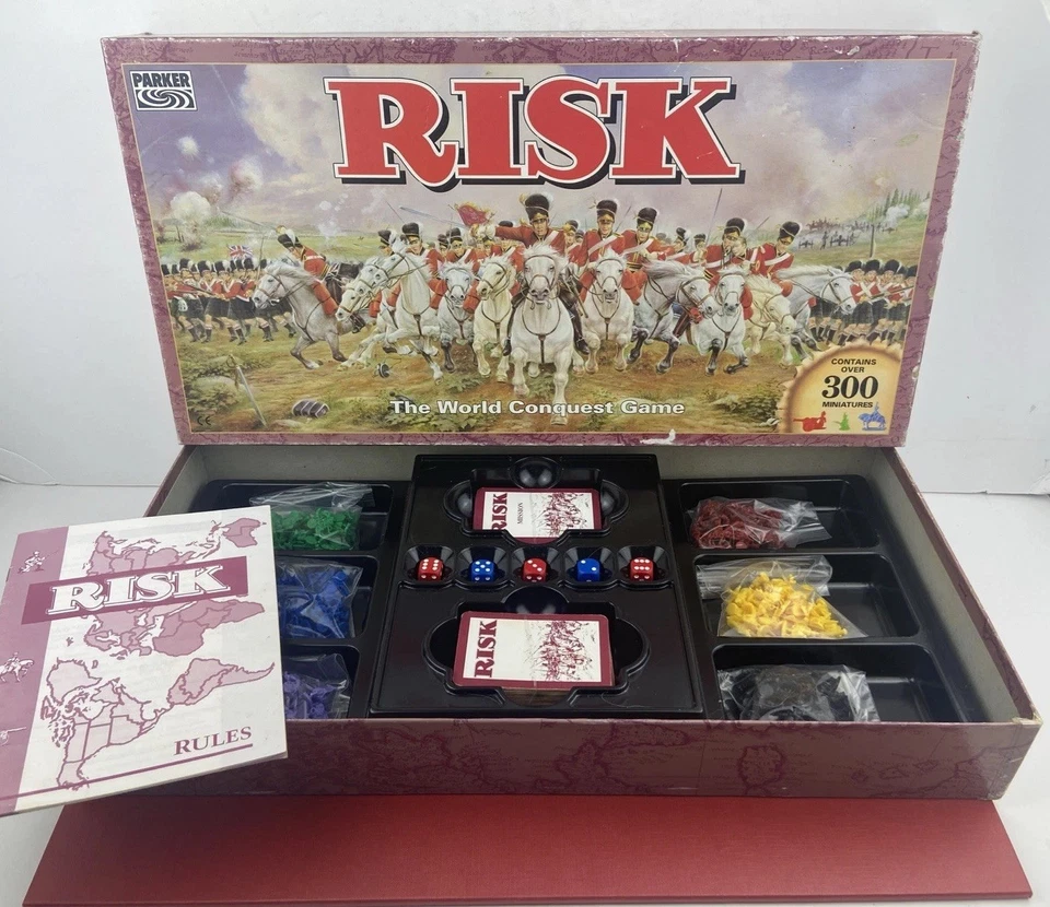 Parker RISK : The World Conquest Game Vintage 1992 Edition Age 10+ Complete, VGC - Image 2 of 4