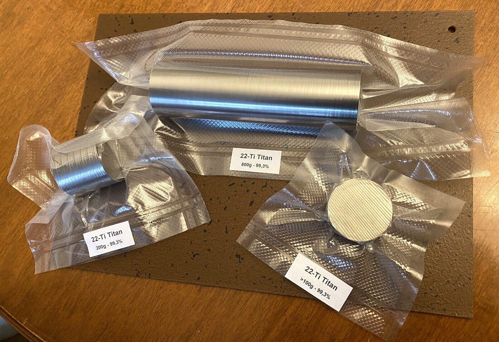 100g Titan Metall 99,3% Titanium element 22 Ti sample rare earth edel Sammeln