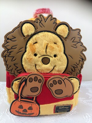 Loungefly Disney Rucksack Winnie Pooh Halloween Löwe Kostüm RAR leuchtet im Dunkeln