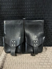 AUSTRIAN MILITARY TWO CELL DUAL MAGAZINE POUCH ORIGINAL SURPLUS FREE SHIPPING!!!