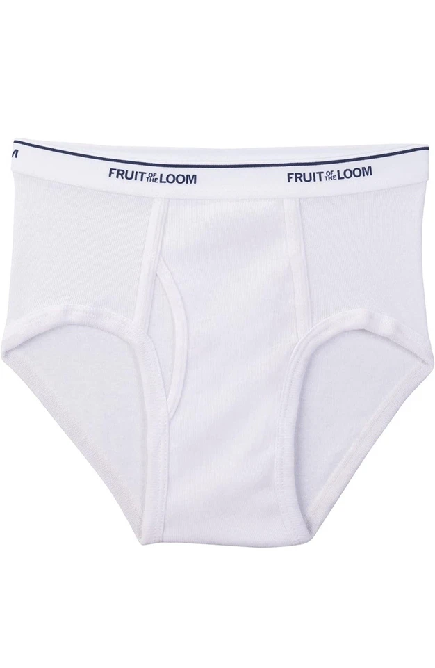 Calzoncillos de algodón sin etiquetas Fruit of the Loom para niños (colores surtidos) 7 PAC talla L Foto 3 de 4