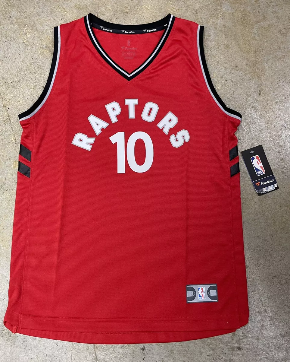 Toronto Raptors DeRozan jersey mens size large adidas black