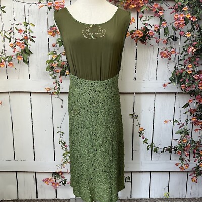 Vintage 1930s 1940s Ribbon Dress Green Art Deco Soutache Silk Slip | eBay Vintage 1930s 1940s Ribbon Dress Green Art Deco Soutache Silk Slip | eBay