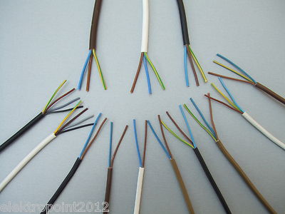 SCHLAUCHLEITUNG 2x075-3x0,75-4x0,75-3x1,5 H03VVH2-F H03VV-F H05V KABEL LEITUNGEN