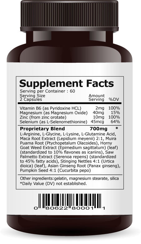 Semen & Sperm, Male Fertility Supplement, Increase Semen Volume, Sperm Count