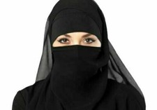 Voile 3 Couches Hijab Femme Niqab Femme Hijab Musulman Burqa Islamique Niqab