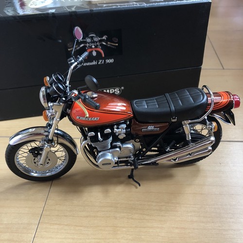 Kawasaki Z1 900 Candy brown 1972 Mini Champs 1:12 Motorcycle - Picture 5 of 12