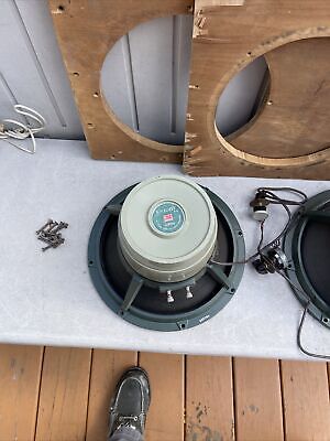 Pair Of KNIGHT KN-800A VINTAGE 12” SPEAKERs 16 Ohms 25 Watts Pair Of KNIGHT KN-800A VINTAGE 12” SPEAKERs 16 Ohms 25 Watts
