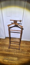 Vintage Wooden Gentleman  s Butler, Gentleman's Valet, 43 1/2" X 16 very Sturdy