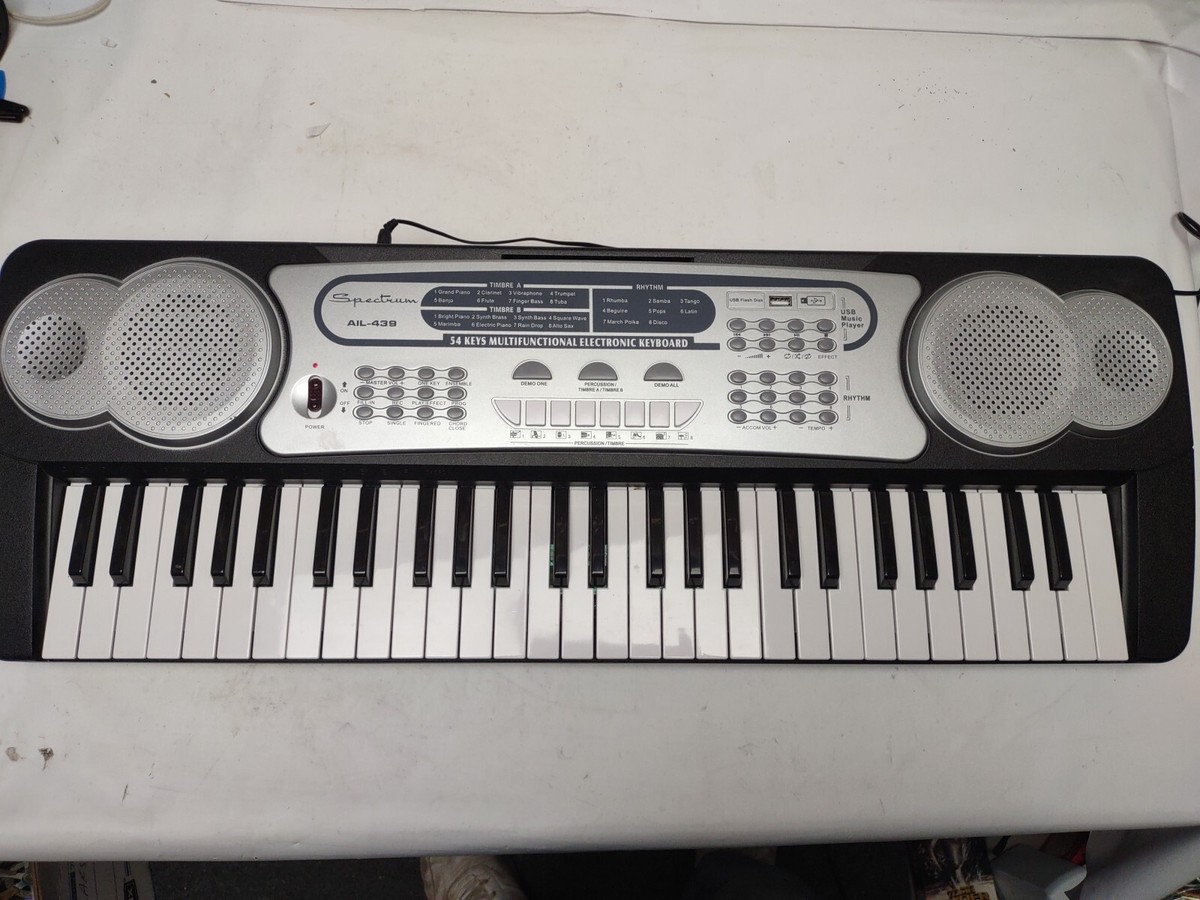 Spectrum AIL 439 54-Key Electric Keyboard | eBay