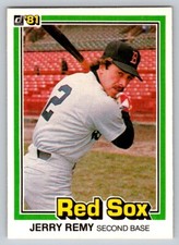 1981 Donruss - #215 Jerry Remy