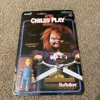ReAction Super7 Child's Play 2 Chucky 3.75 Scale Action Figure Unpunched Card