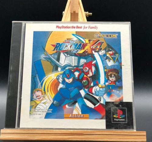 Rockman X4 (Mega Man X4) (PS1 ) (Sony Playstation 1,1997) from japan