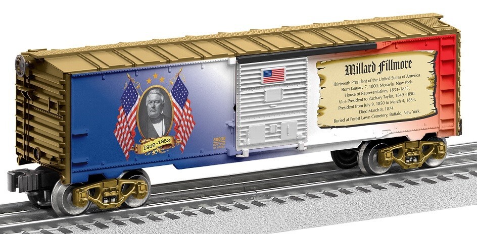 Lionel 2338030 Presidential Series Millard Fillmore O Gauge Train