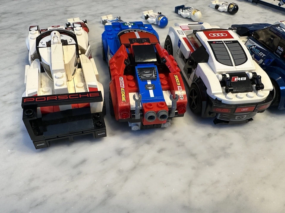 LEGO SPEED CHAMPIONS LOT: Minifigs Porsche Ford 75887 75888 75881 75873 75885 - Image 4 of 4