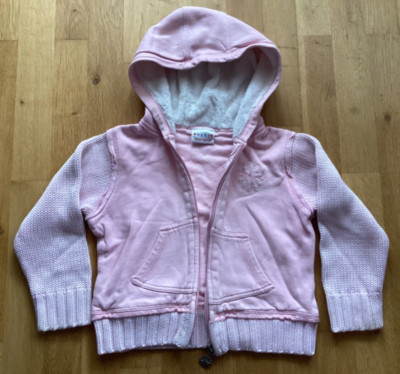 NEXT great hooded jacket size 110 vest, cardigan, hoodie, fur hood, England fashion