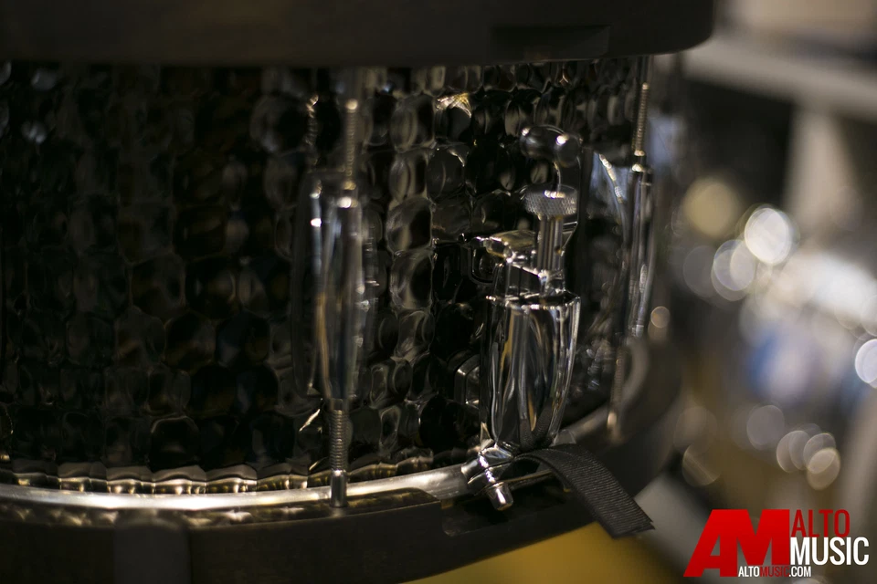 Tambor de acero negro martillado Gretsch S16514WHBSH 6,5x14" Foto 2 de 3