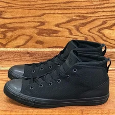 Converse CTAS Syde Street Mid Triple Black Shoes