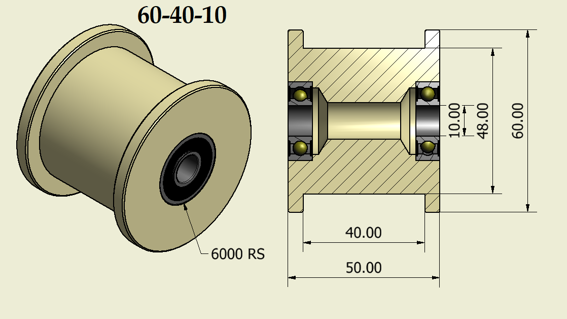 Puleggia Con Cerniera STANDERS Ruota 60 Mm In Nylon 40 Kg | Leroy Merlin