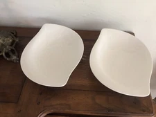 Villeroy & Boch 1748 Serving Bowl White Porcelain Germany Fine China Set Of 2