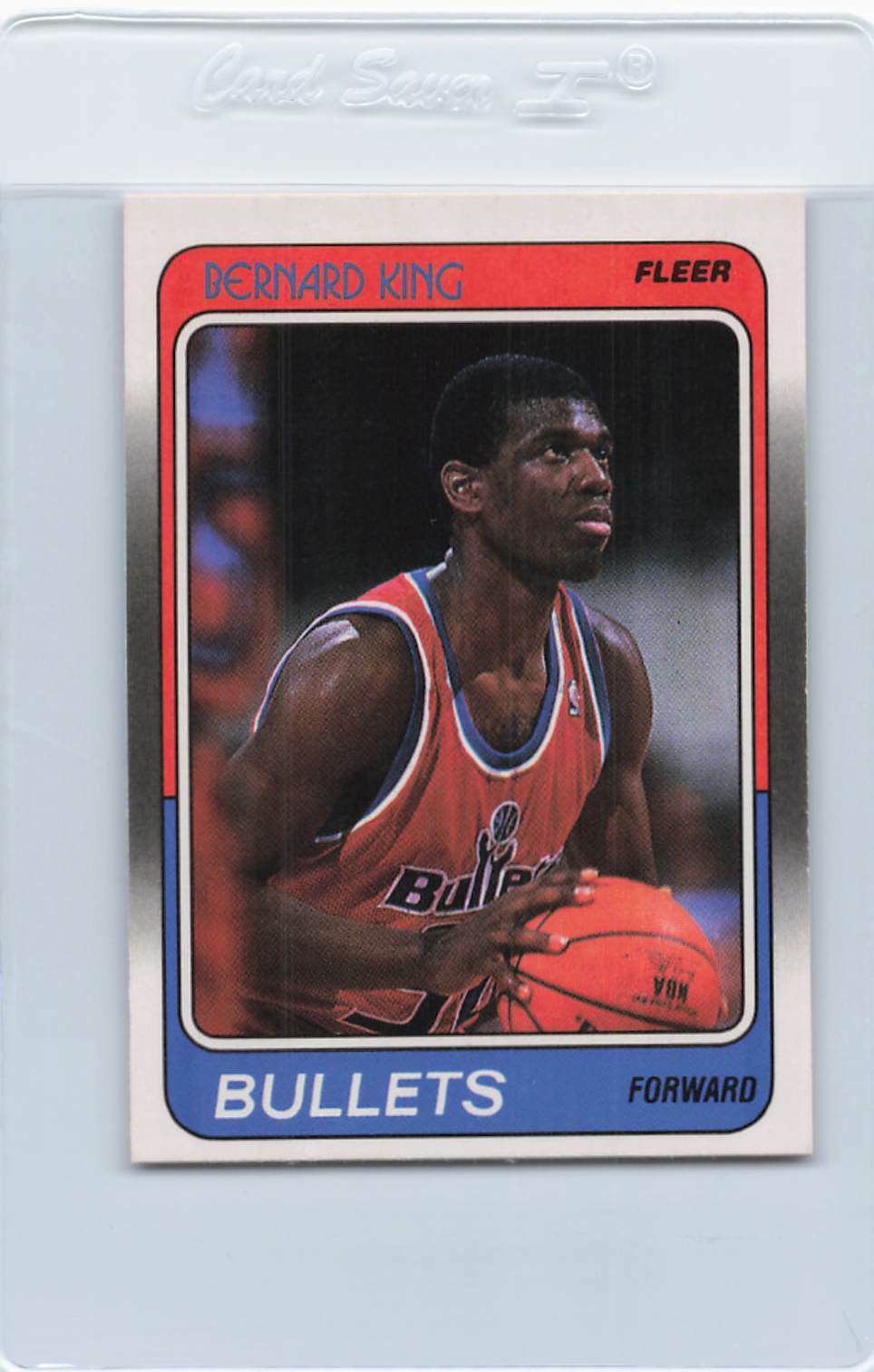 1988/89 Fleer #116 Bernard King Bullets NM *1931