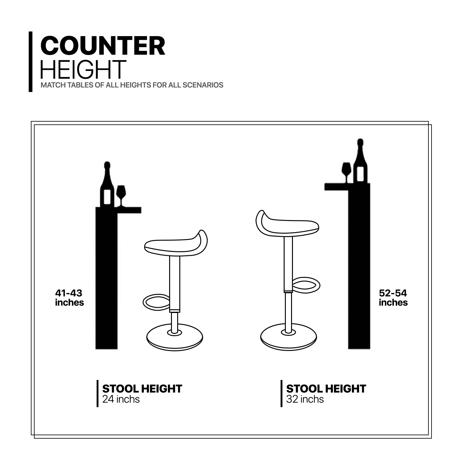 Set of 2 Bar Stools&nbsp;Swivel Adjustable Leather Seat Modern Counter Height Chairs