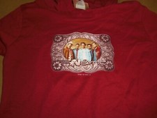 NSYNC Justin Timberlake - 2001 Kids/Woman's Long Sleeve Hoodie Shirt Medium  