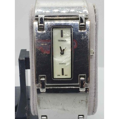 Bijoux Terner K-19416. Large square silver bevel around opalescent face Bijoux Termed K-10889 - Gem main image 4